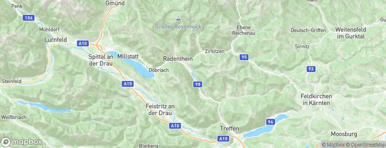 Feld am See, Austria Map