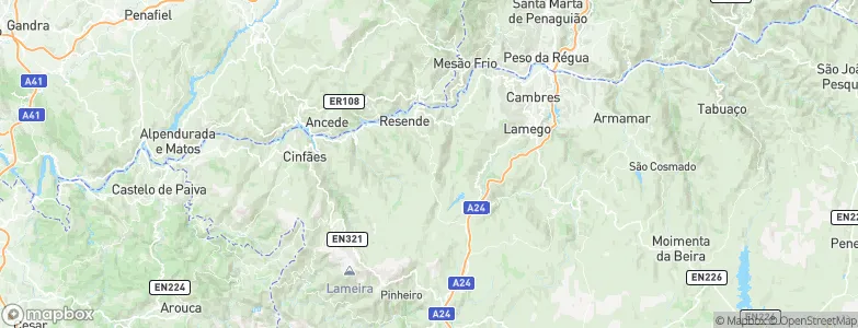 Felgueiras, Portugal Map