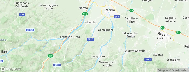 Felino, Italy Map