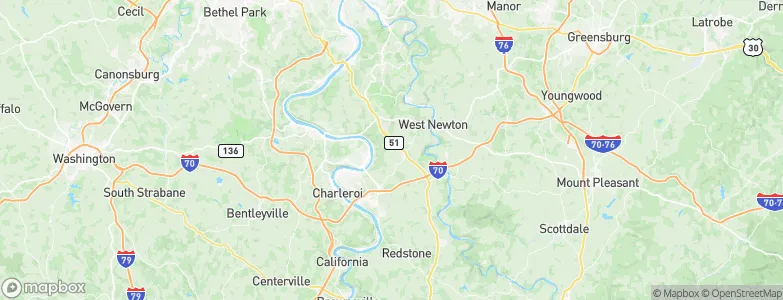 Fellsburg, United States Map