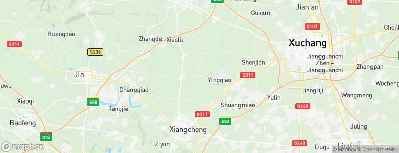 Fenchen, China Map