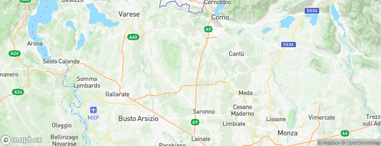 Fenegrò, Italy Map