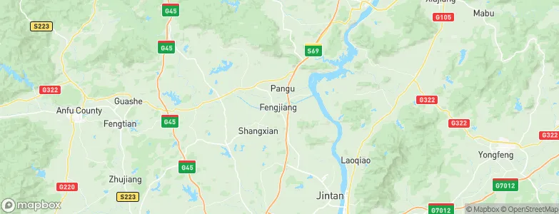 Fengjiang, China Map