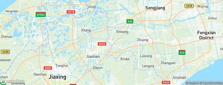 Fengjing, China Map