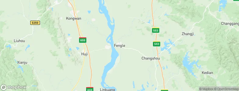Fengle, China Map