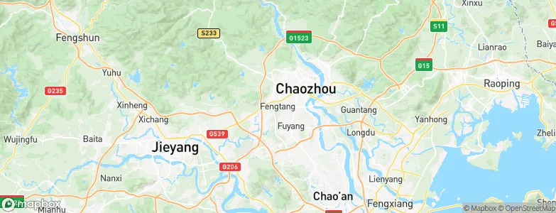 Fengtang, China Map