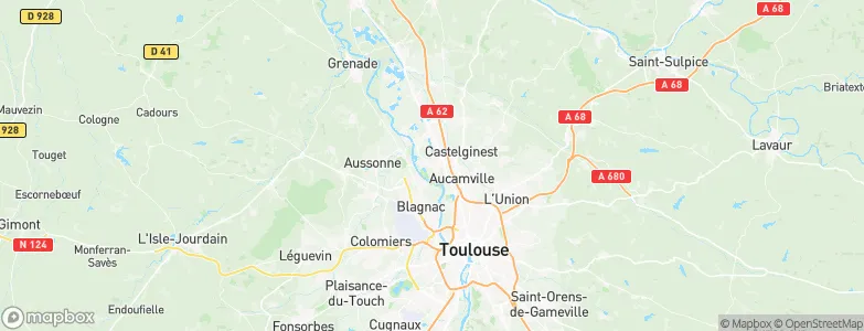 Fenouillet, France Map