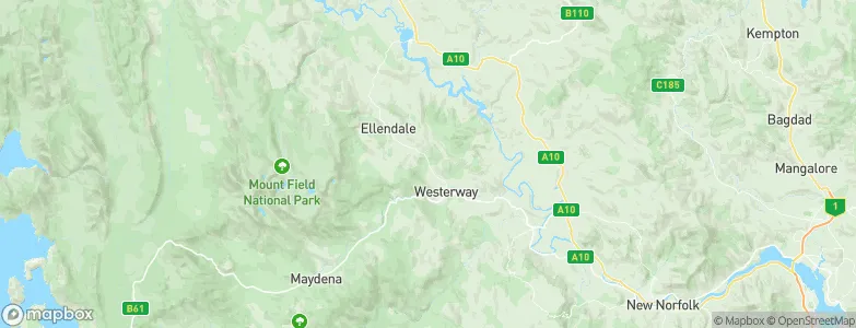 Fentonbury, Australia Map