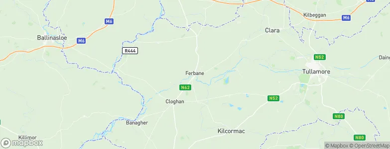 Ferbane, Ireland Map