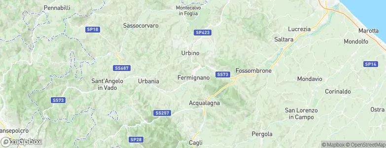 Fermignano, Italy Map