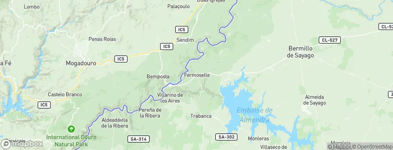Fermoselle, Spain Map
