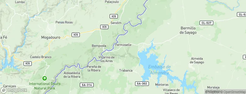 Fermoselle, Spain Map