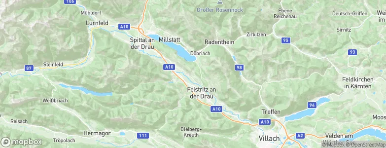 Ferndorf, Austria Map
