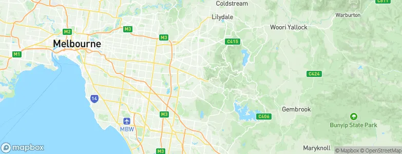 Ferntree Gully, Australia Map