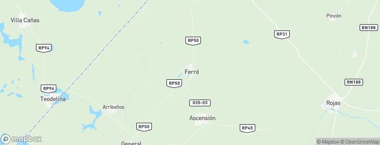 Ferré, Argentina Map