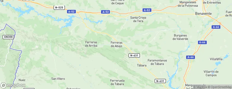 Ferreras de Abajo, Spain Map