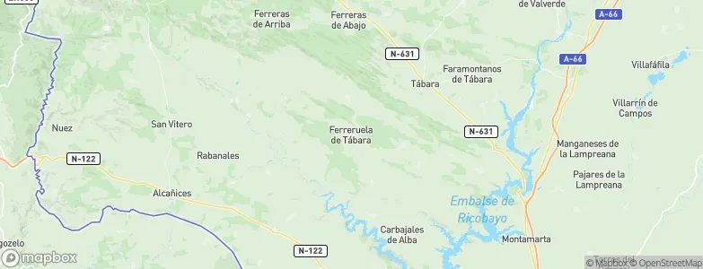 Ferreruela, Spain Map