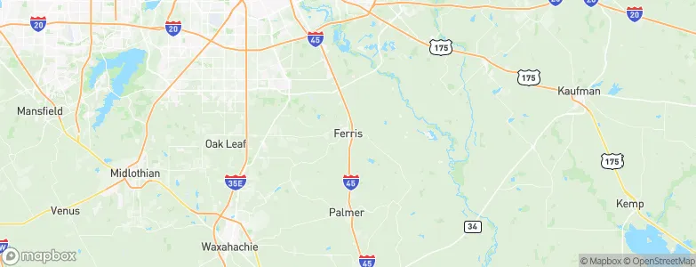 Ferris, United States Map