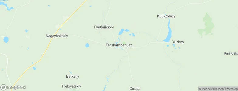 Fershampenuaz, Russia Map