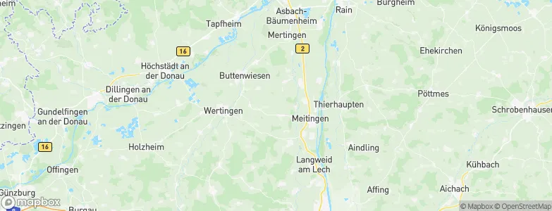 Fertingen, Germany Map