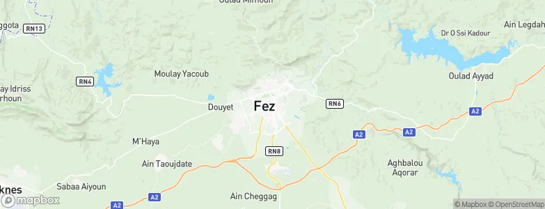 Fes, Morocco Map