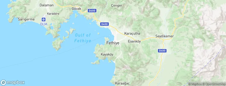 Fethiye, Turkey Map