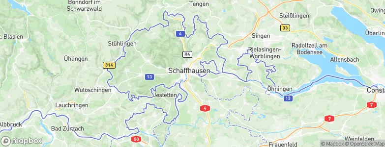 Feuerthalen, Switzerland Map