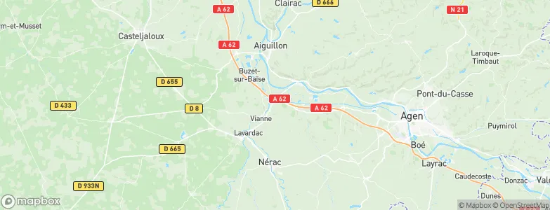 Feugarolles, France Map