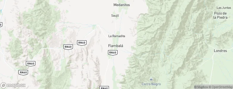 Fiambalá, Argentina Map