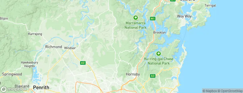 Fiddletown, Australia Map