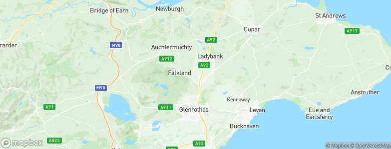 Fife, United Kingdom Map