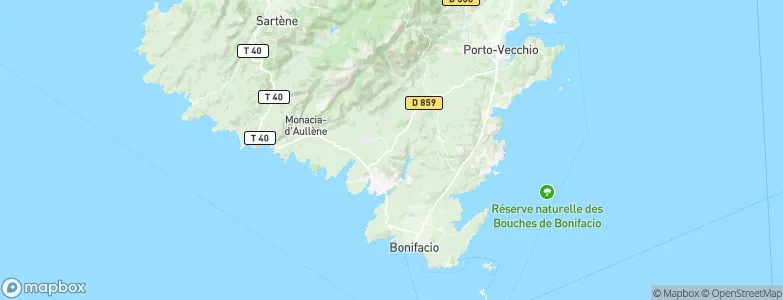 Figari, France Map