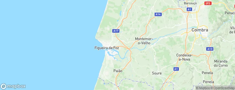Figueira da Foz Municipality, Portugal Map
