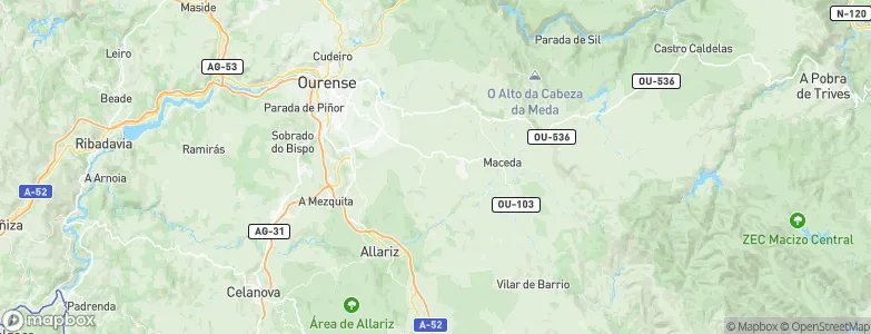 Figueiroá, Spain Map