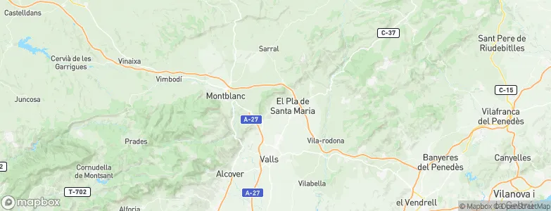 Figuerola del Camp, Spain Map