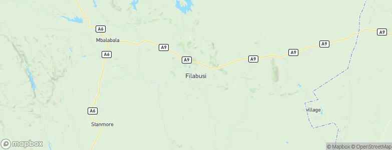 Filabusi, Zimbabwe Map
