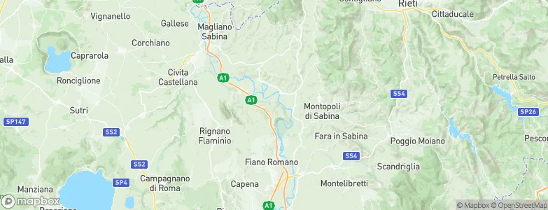 Filacciano, Italy Map