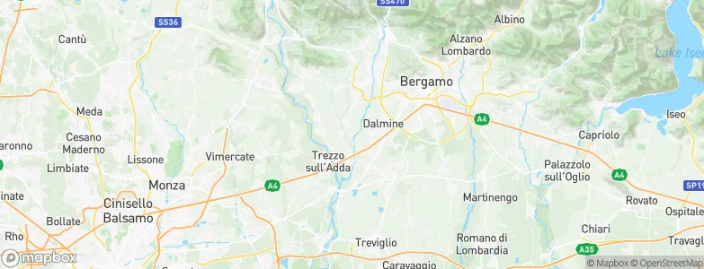 Filago, Italy Map