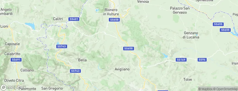 Filiano, Italy Map