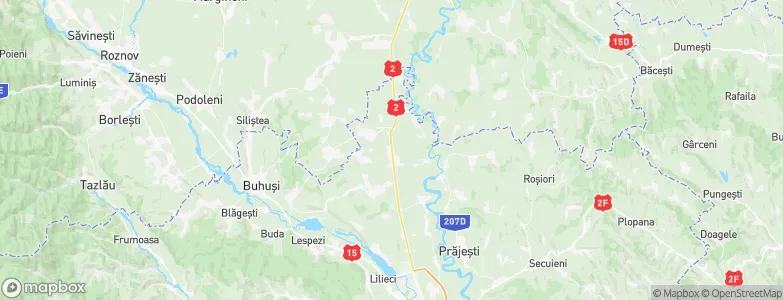 Filipeşti, Romania Map