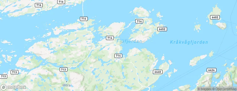 Fillan, Norway Map