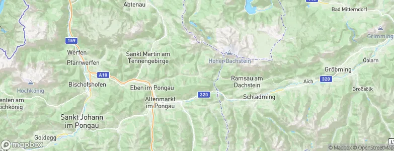 Filzmoos, Austria Map