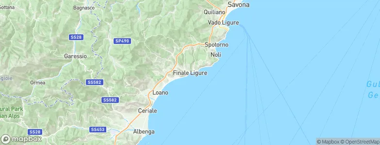 Finale Ligure, Italy Map