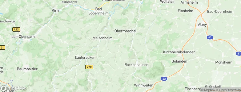 Finkenbach-Gersweiler, Germany Map