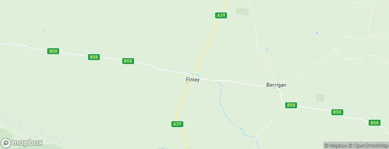 Finley, Australia Map