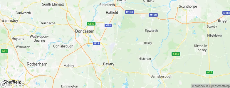 Finningley, United Kingdom Map