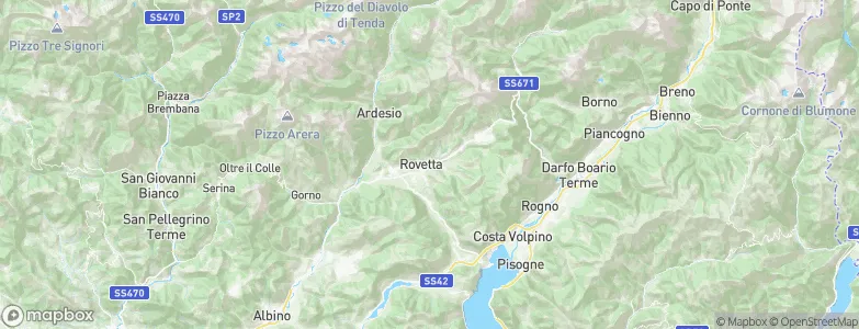 Fino del Monte, Italy Map
