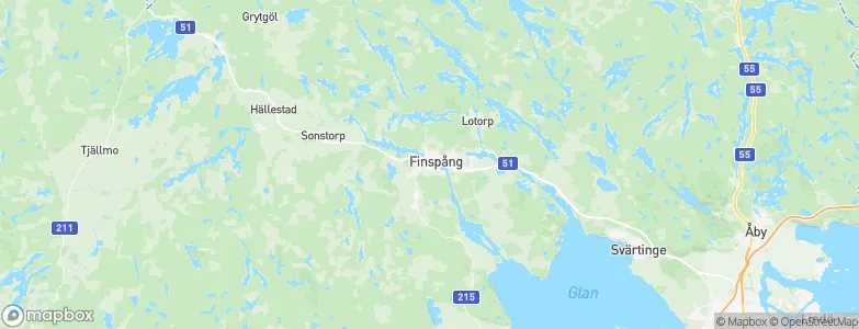 Finspång, Sweden Map