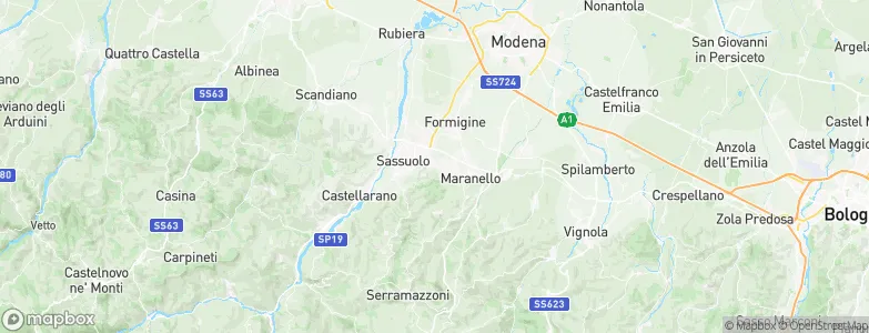 Fiorano Modenese, Italy Map