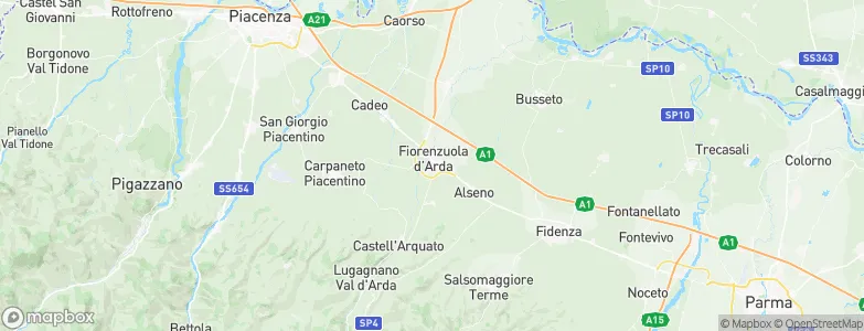 Fiorenzuola d'Arda, Italy Map